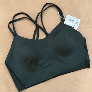 Lululemon Like a Cloud Longline Bra Size 8 B/C Cup Rainforest Green NWT
